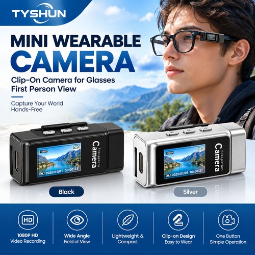 Mini fotocamera corpo - , 1080p