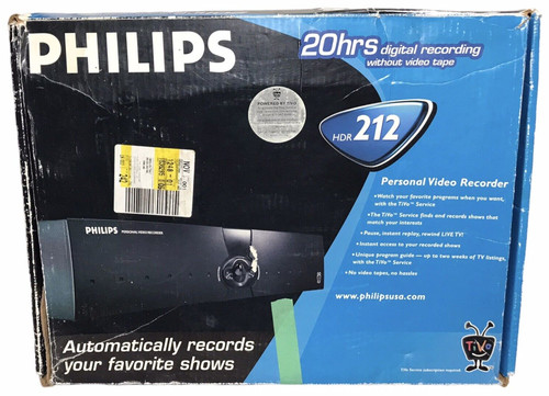 Philips tivo hdr212 20hr - philips,