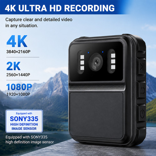 Telecamera body worn - 4k,